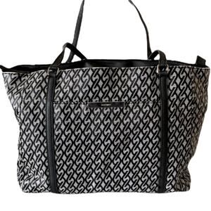 Nine West Jacquard Handbag Black and Gray